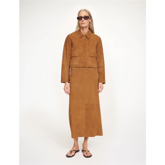 By Malene Birger Annie ruskindsjakke, Rusty Sand